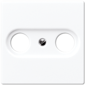 JUNG A 500 Белая Накладка TV-FM розетки