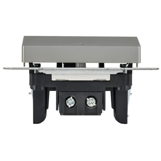 BRITE Выключ. 1-кл. с инд. 10А ВС10-1-1-БрС сталь IEK