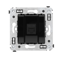 DKC Avanti Компьютерная розетка RJ-45 без шторки в стену, кат.5е одинарная, 