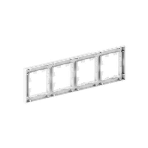 4 - местная рамка, белая, пластик Эпика EKF