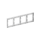 4 - местная рамка, белая, пластик Эпика EKF