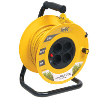 IEK Катушка УК20 с т/з 4 места 2Р/20м 2х0,75 мм2 