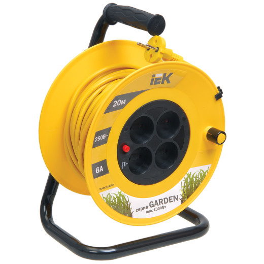 Катушка УК20 4 места 2P/20м 2х0,75мм2 