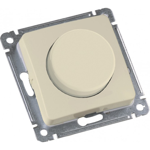 ДС-315-472-01 Светорегулятор (диммер) скрытой установки, поворотно-нажимного типа, механизм, цвет слоновая кость