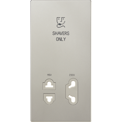 накладка бритвенной розетки сталь