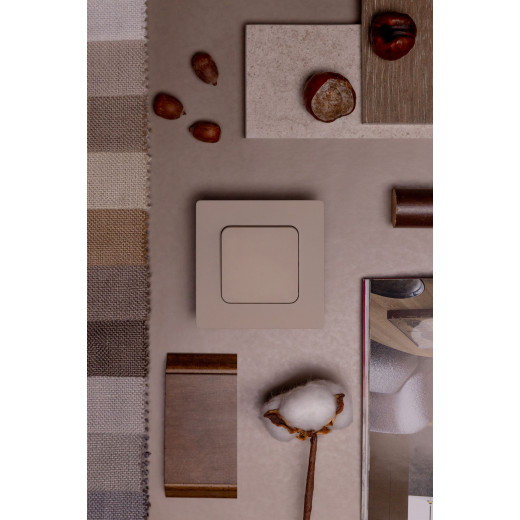 FLITE Рамка 1-мест. РУ-1-К-ФлЛ льн. IEK