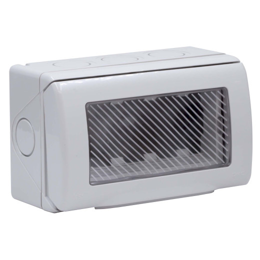 Модульная настен. коробка для эл/устан. изделий VIVA, IP55,4мод.