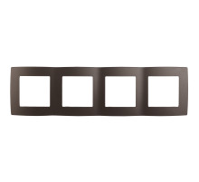 ЭРА 12-5004-13 Рамка на 4 поста, Эра12, бронза (10/100/2400)