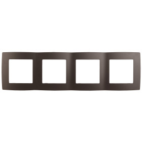 ЭРА 12-5004-13 Рамка на 4 поста, Эра12, бронза (10/100/2400)