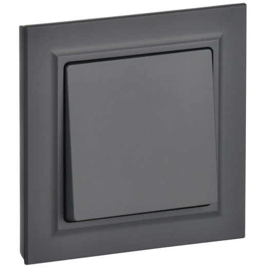 BRITE Выключ. 1-кл. 10А в сб. ВСР10-1-0-БрГ граф. IEK