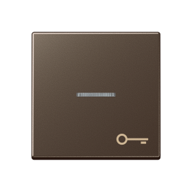 JUNG Клавиша для контрольного выключателя со знаком ключ мокка