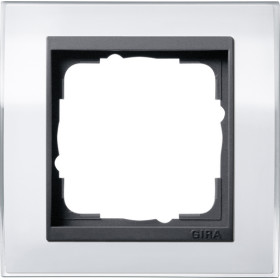 Gira Event Clear Бел/Антрацит Рамка 1-ая