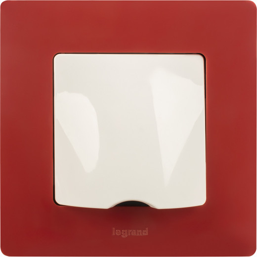 Вывод кабеля IP21 - Legrand Etika - с зажимом для кабеля - белый