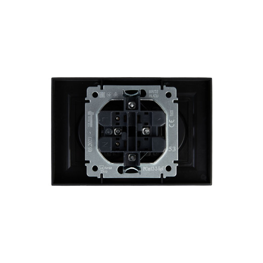 BRITE Роз. 2-я без з/к с з/ш 10А в сб. РСш12-2-БрГ граф. IEK