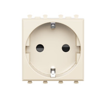 DKC Avanti Розетка модульная, 2P+E, с з/ш, 