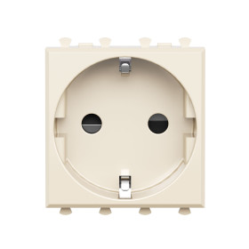 DKC Avanti Розетка модульная, 2P+E, с з/ш, 