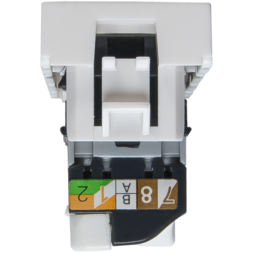 Розетка информационная UTP 1хRJ45 22,5х45 cat5e