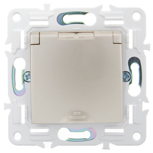 SKANDY Роз. з/к/ш кр. 16А IP44 SK-R11Sh шамп. IEK