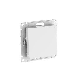 Systeme Electric AtlasDesign Aqua Белый Переключатель 1-клавишный IP44, сх.6, 10АХ, мех., быстрозажим. клем.