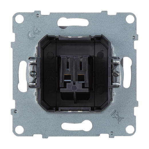 SUNO. Аудиорозетка с пружинными зажимами одиночная. Цвет 