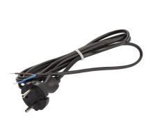 ЭРА Шнур для бра UX-ШВВП-2x0,75-1,8m-B 1,8м ШВВП 2x0,75мм2 черный