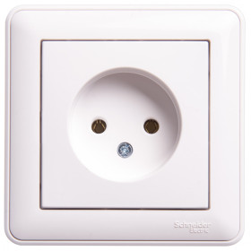 Systeme Electric Wessen 59 Бел Розетка б/з без шторок, 16А (в сборе)