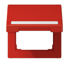 JUNG крышка с полем для надписи, красный