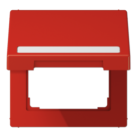 JUNG крышка с полем для надписи, красный