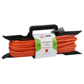 ЭРА Удлинитель силовой UFx-1e-3x0.75-30m на рамке c заземлением 1 розетка 30м ПВС 3x0.75мм2