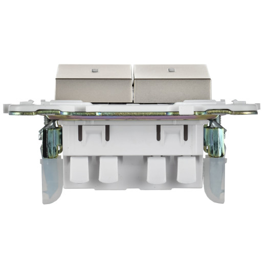 SKANDY Выключ. 2-кл. прох. с инд. 10А SK-V10Sh шамп. IEK