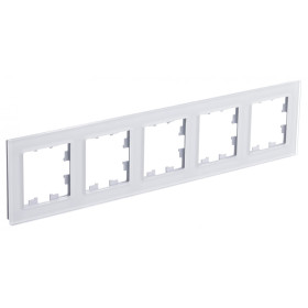 Systeme Electric AtlasDesign Nature Стекло Белый Рамка 5-ая, универсальная