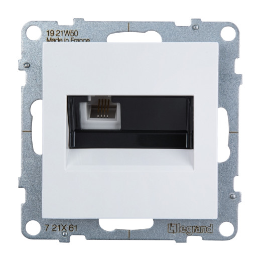 SUNO. Телефонная розетка RJ11 одиночная. Цвет 