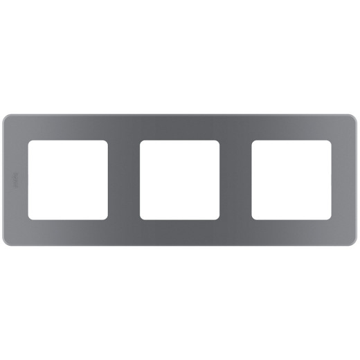 Рамка 3 поста - Legrand/Daccord Inspiria - дымчатый