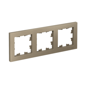 Systeme Electric AtlasDesign Шампань Рамка 3-ая, универсальная