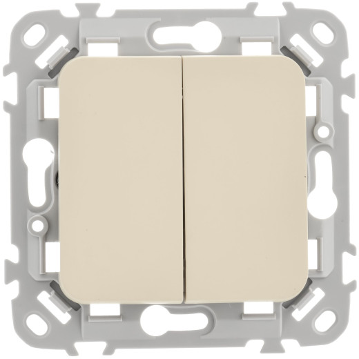 FLITE Выключ. 2-кл. 10А ВС12-1-0-ФлСл сл IEK