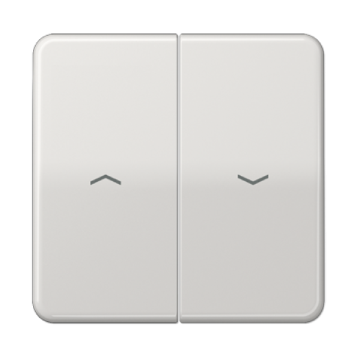 Клавиши для выключателя управления жалюзи 509VU и 539VU, светло-серые