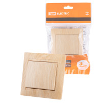 TDM Выключатель 1 кл. 10А сосна 