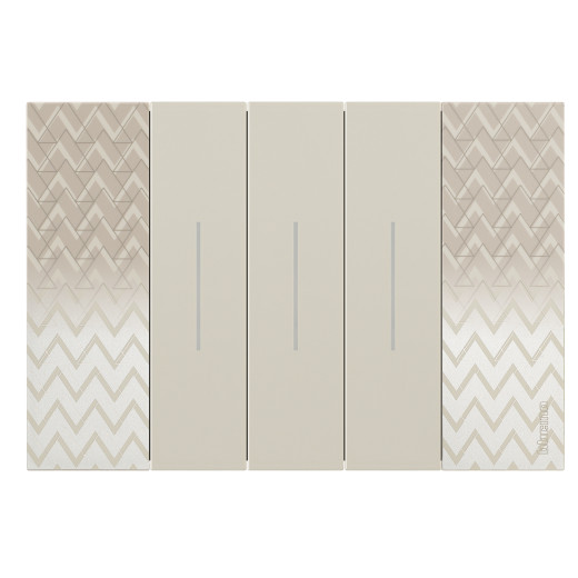 LIVING NOW. Декоративная рамка 3 модуля.Цвет 