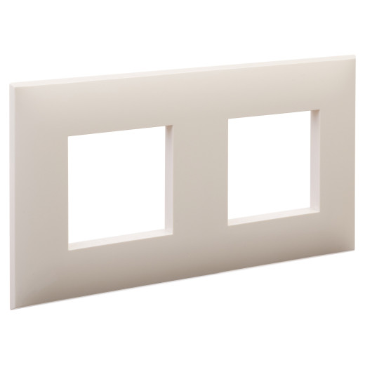 Рамка 2 поста (4 мод.), Avanti, ванильная дымка