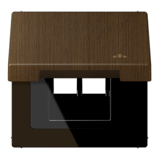 Накладка и крышка для двойных UAE розеток с символом 