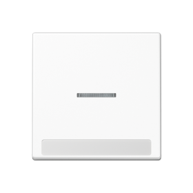 JUNG Клавиша с полем для надписи, белый