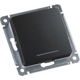 Hegel Мастер внутр Черный ВС10-462-08 Переключатель 1-клавишный, с индикацией, механизм