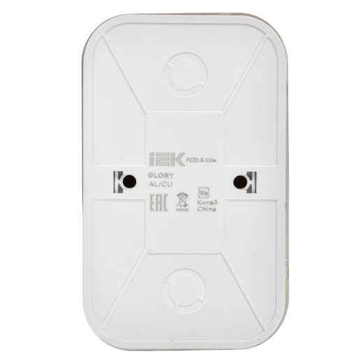 GLORY Роз. 2-я с з/к без з/ш о/у 16А РС22-3-ХШм шамп. м. IEK