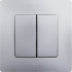 Рамка 1 пост - Legrand Etika - алюминий