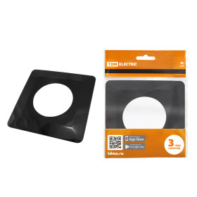 TDM Одноместная защитная рамка для выключателей или розеток для защиты обоев 130х130 мм, антрацит
