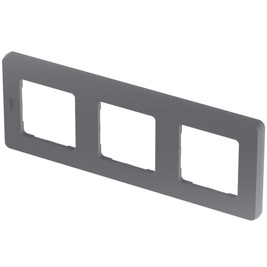 Рамка 3 поста - Legrand/Daccord Inspiria - дымчатый