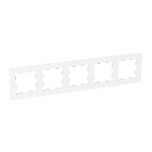 5 - местная рамка, белая, пластик Эпика EKF