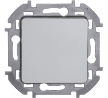 Legrand/Daccord INSPIRIA Алюминий Выключатель одноклавишный 10 AX - 250 В.