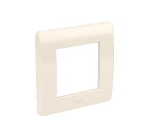 DKC Brava Рамка на 2 модуля (одноместная), слоновая кость, RAL9001