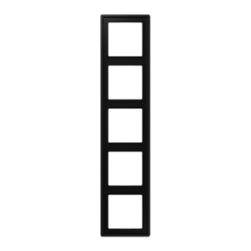 JUNG LS 990 Черный матовый Рамка 5-ая